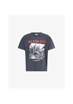 Mens Gallery Dept Art That Kills Castle-Print Cotton-Jersey T-Shirt