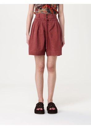 Shorts MAX MARA Woman color Brick Red