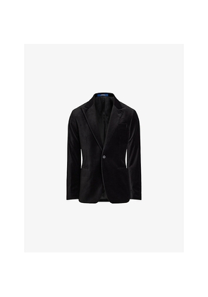 Mens Polo Ralph Lauren Peak-Lapel Single-Breasted Velvet Blazer