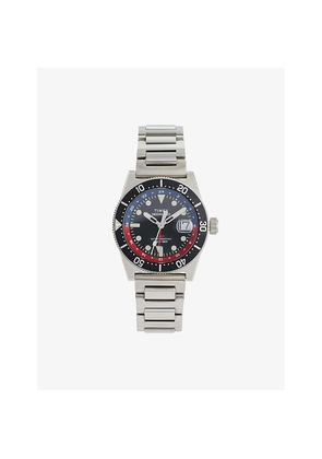 Mens Timex Deepwater Reef 200 Gmt Stainless-Steel Watch 41mm