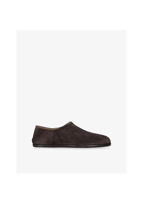 Mens Maison Margiela Tabi Babouche Suede Loafers