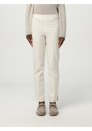 Pants BRUNELLO CUCINELLI Woman color White