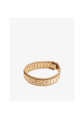 Womens Jennifer Gibson Jewellery Pre-Loved Diamond Cut Gold-Plated Metal Bracelet