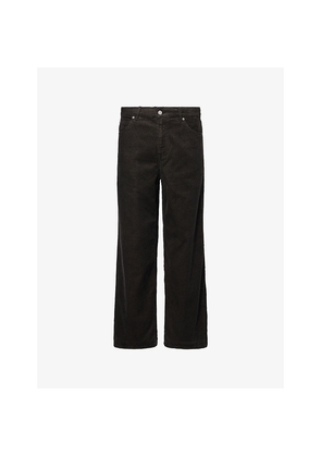 Mens Our Legacy Vast Cut Wide-Leg Cotton Trousers