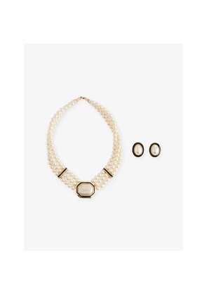 Womens Jennifer Gibson Jewellery Pre-Loved Jennifer Gibson Deco Collar and Earrings Set