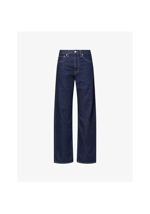 Womens TWP Kent Straight-Leg Denim Jeans