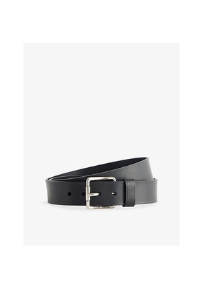 Mens Loewe Roller Curve Leather Belt