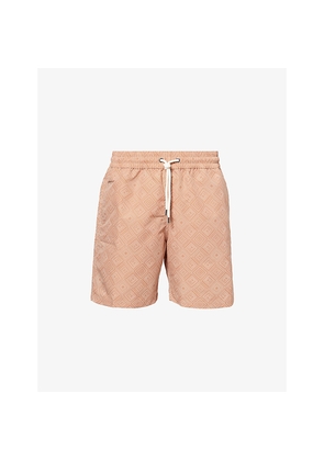 Mens Frescobol Carioca Santos Angra Madeira Print Swim Shorts