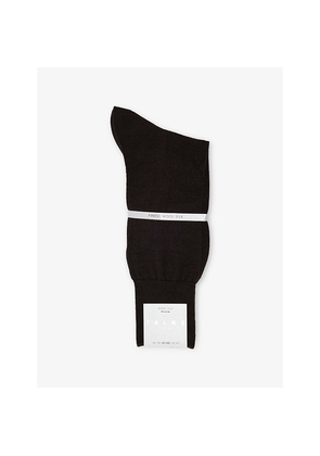 Mens Falke No 6 Wool and Silk-Blend Socks