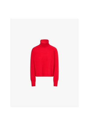 Womens Me And Em Relaxed-Fit Snood Cashmere Jumper