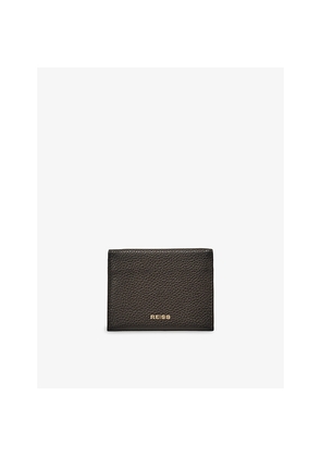Reiss Hilton Logo-Embossed Leather Card Holder