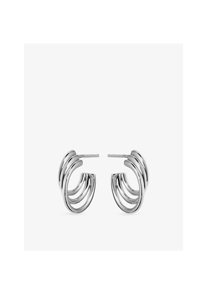 Womens Shaun Leane Bound Size 3 Sterling-Silver Hoop Earrings