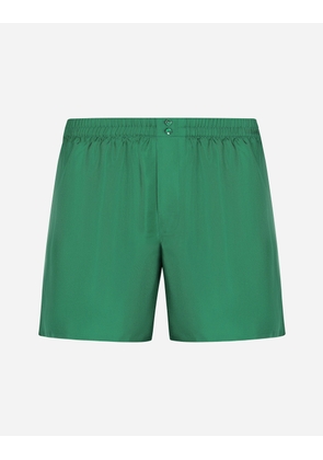 Dolce & Gabbana Silk Shorts - Man Underwear And Loungewear Green 3