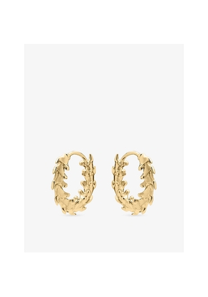 Womens Shaun Leane Serpents Mini 18ct Yellow Gold Vermeil Hoop Earrings