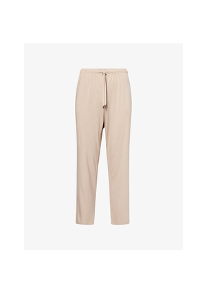 Mens Derek Rose Basel Relaxed-Fit Stretch-Woven Lounge Trousers