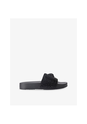 Mens Kurt Geiger London Brockwell Woven Slides