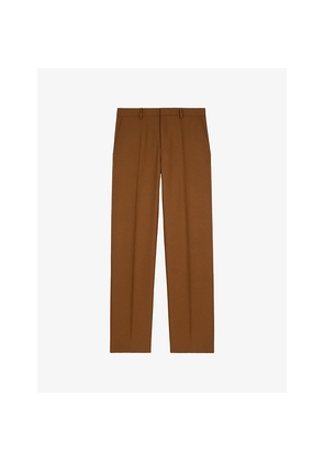 Mens The Kooples Regular-Fit Straight-Leg Wool Trousers