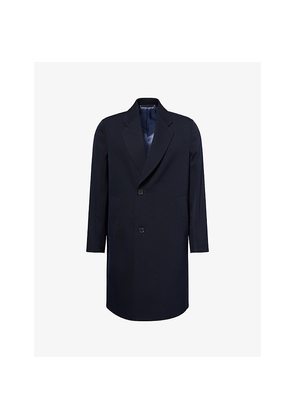 Mens Paul Smith Notch-Lapels Regular-Fit Wool and Cotton Coat
