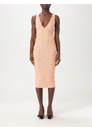 Dress ELISABETTA FRANCHI Woman color Peach