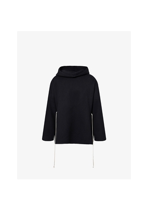 Mens Rick Owens Hooded Oversized Cashmere Tunic