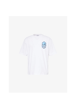 Mens Belier Alpine View Graphic-Print Cotton T-Shirt