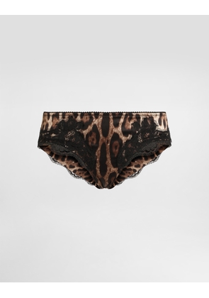 Dolce & Gabbana New Slip - Woman Underwear Animal Print Cotton 1