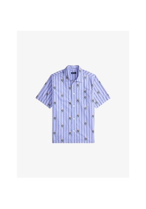 Mens Polo Ralph Lauren Striped Short-Sleeve Cotton Shirt