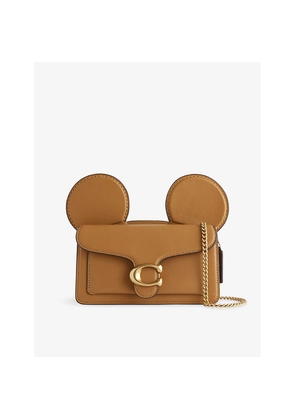 Womens Disney x Coach Mickey Tabby Leather Cross Body Bag