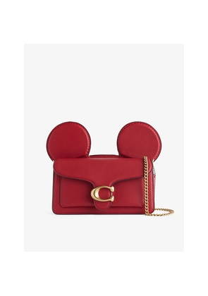 Womens Disney x Coach Mickey Tabby Leather Cross Body Bag