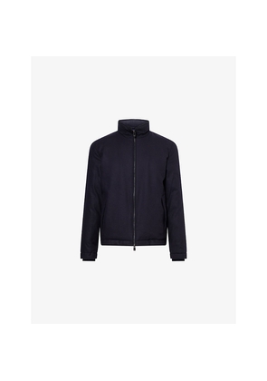 Mens Corneliani Padded Blouson Cashmere Blend Jacket
