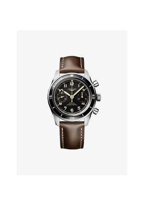 Mens Longines Spirit Pilot Flyback 39.5mm Stainless Steel Manual Watch