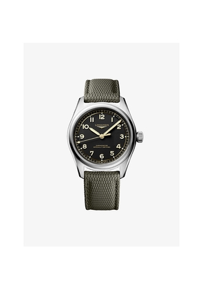 Mens Longines Spirit Pilot Stainless-Steel Automatic Watch 39mm