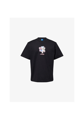 Mens Awake Ny Elephant Crewneck Cotton-Jersey T-Shirt