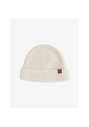 Mens Eleventy Ribbed-Knit Cashmere Beanie