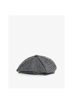 Mens Dents Blagdon Checked Wool Cap