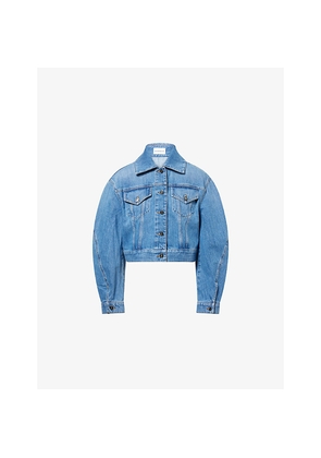 Womens Givenchy Cropped Denim Jacket
