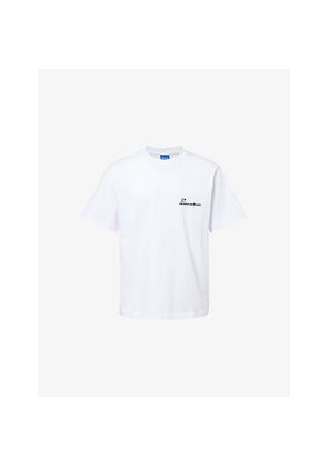 Mens Awake Ny New York City Crewneck Cotton-Jersey T-Shirt