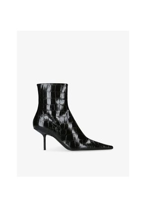 Womens Victoria Beckham Pointed-Toe 75 Leather Ankle Boots