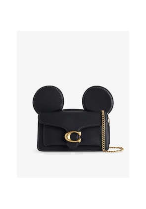 Womens Disney x Coach Mickey Tabby Leather Cross Body Bag