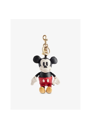 Disney x Coach Mickey Leather Keyring