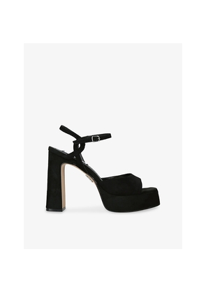 Womens Steve Madden Miliana Heeled Suede Sandals