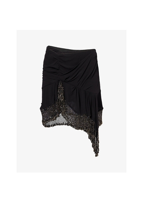 Womens Isabel Marant Enaya Scarf Silk-Georgette Mini Skirt