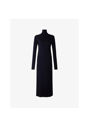 Womens Soeur Georgia Turtleneck Wool Maxi Dress