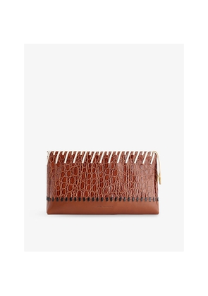 Womens Dries Van Noten Embellished Leather Pouch