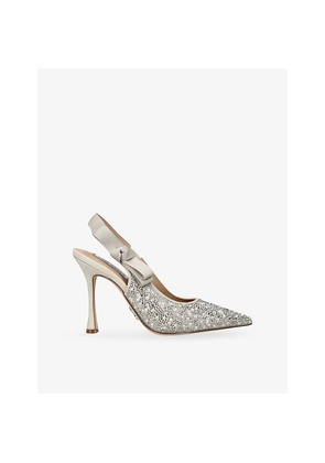 Womens Steve Madden Brylie-P Faux-Suede Slingback Courts