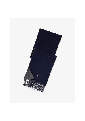 Mens Polo Ralph Lauren Classic Reversible Wool Scarf