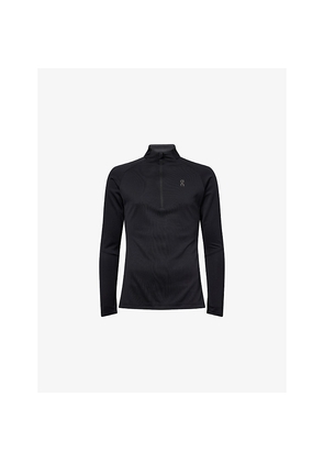 Mens On Climate Logo-Print Stretch-Woven Top