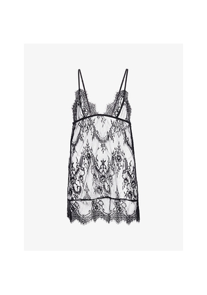 Womens Bluebella Madeline V-Neck Lace Chemise