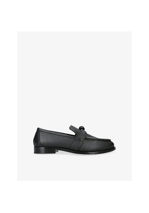 Mens Bottega Veneta Astaire Knot Leather Loafers