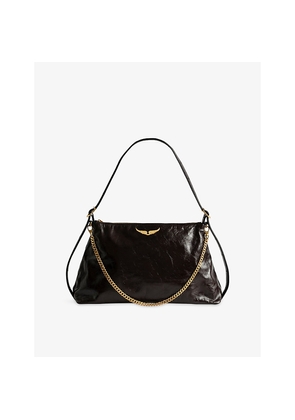 Womens Zadig&Voltaire Jim Leather Shoulder Bag